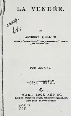La Vendée by Anthony Trollope
