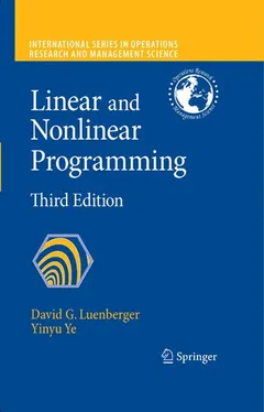 Linear and nonlinear programming by David G. Luenberger