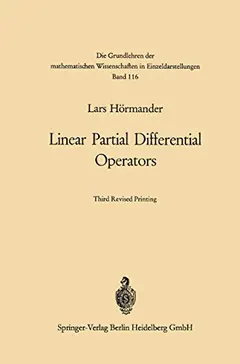 Linear partial differential operators by Lars Hörmander