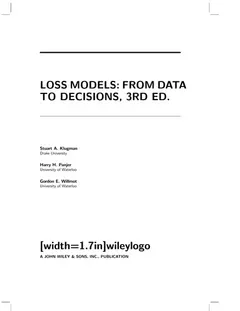 Loss Models by Stuart A. Klugman