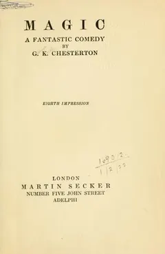 Magic by Gilbert Keith Chesterton