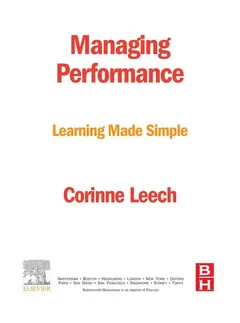Managing performance by Corinne Leech