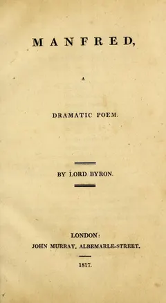 Manfred by Lord Byron