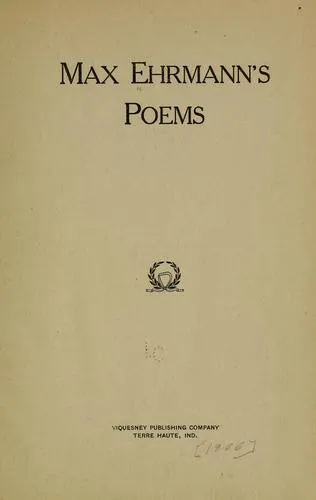 Max Ehrmann's poems
