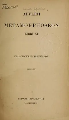 Metamorphoses by Lucius Apuleius