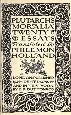 Moralia by Plutarch