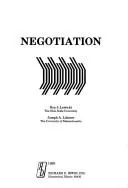 Negotiation by Roy J. Lewicki