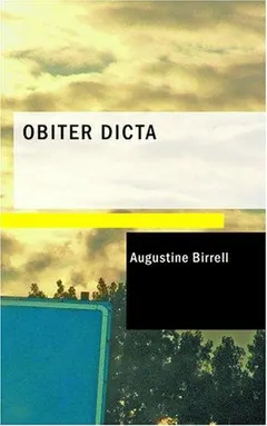 Obiter dicta by Augustine Birrell