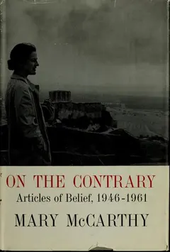 On the contrary by Mary McCarthy