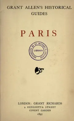 Paris by Grant Allen