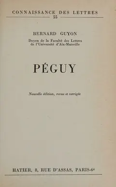 Peguy by Bernard Guyon