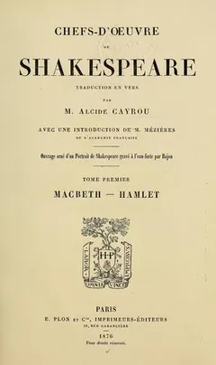 Plays (Hamlet / Macbeth) by William Shakespeare