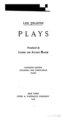 Plays by Лев Толстой