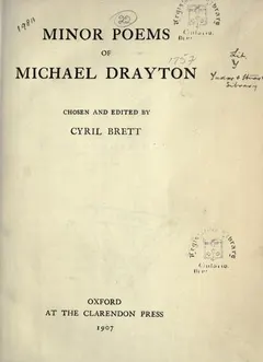 Poems by Michael Drayton