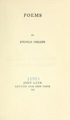 Poems by Stephen Phillips