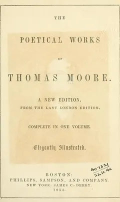 Poetical works by Thomas Moore