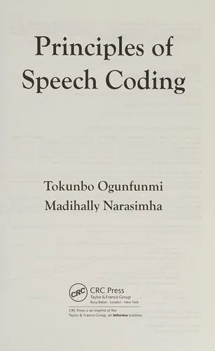 Principles of speech coding