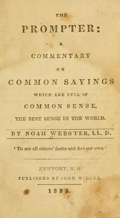 Prompter by Noah Webster