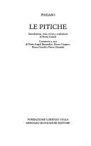 Pythian odes by Pindar