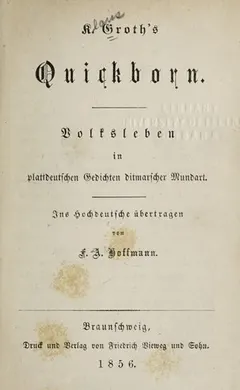 Quickborn by Klaus Groth