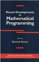 Recent developments in mathematical programming