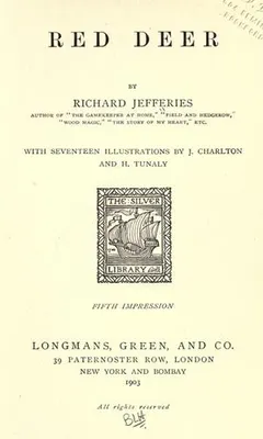 Red deer by Richard Jefferies
