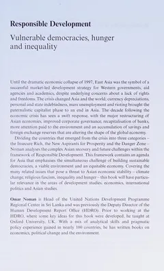 Responsible development by Omar Noman