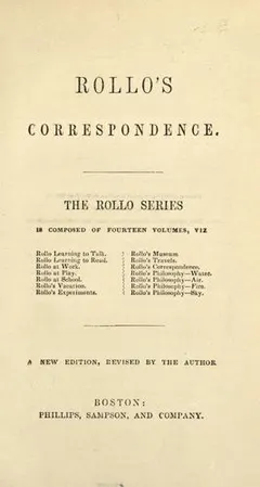Rollo's correspondence by Jacob Abbott