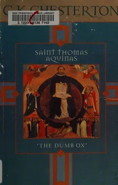 Saint Thomas Aquinas by Gilbert Keith Chesterton