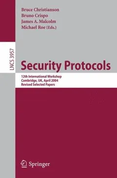 Security protocols by Bruce Christianson