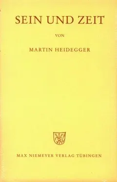 Sein und Zeit by Martin Heidegger
