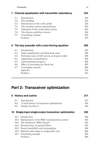 Signal processing and optimization for transceiver systems