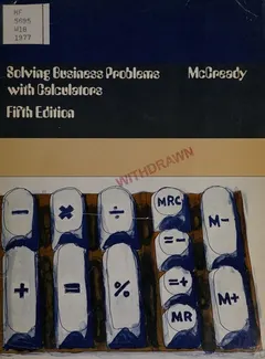 Solving business problems with calculators by Richard R. McCready