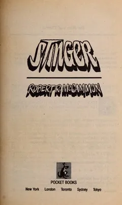 Stinger by Robert R. McCammon