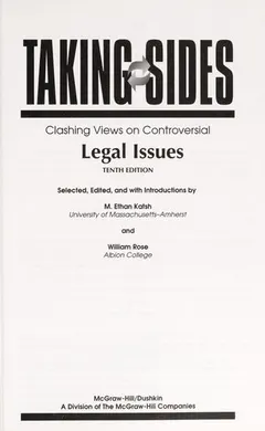 Taking sides by M. Ethan Katsh