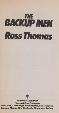 The backup men by Ross Thomas