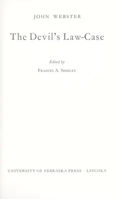 The devil's law-case by John Webster