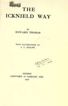 The Icknield Way by Edward Thomas
