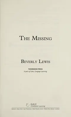 The Missing by Beverly Lewis