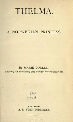 Thelma by Marie Corelli