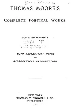 Thomas Moore's complete poetical works by Thomas Moore