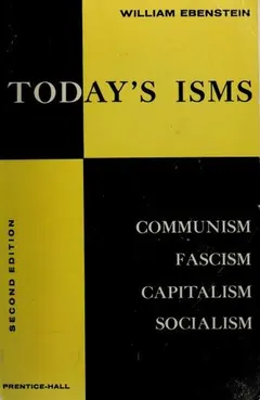 Today's isms by Alan O. Ebenstein