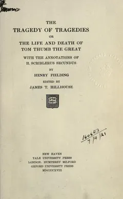 Tom Thumb by Henry Fielding