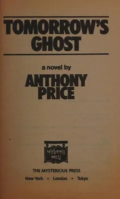 Tomorrow's ghost by Anthony Price