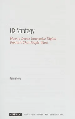 UX strategy by Jaime Levy