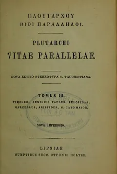 Vitae parallelae by Plutarch