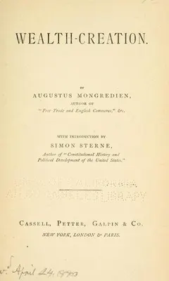 Wealth-creation by Augustus Mongredien