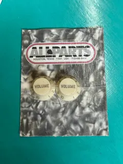 Allparts Two Stratocaster Volume Knobs