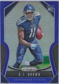 A.J. Brown [Blue Prizm] #344 2019 Panini Prizm Football