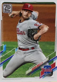 Aaron Nola [Advanced Stat] #537 2021 Topps Baseball